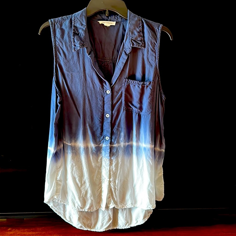 BeachLunchLounge Collection Sleeveless Dip Dye Blouse XL